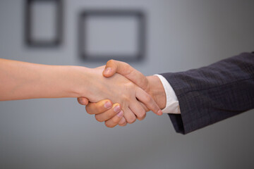 handshake connection partnership agree greeting support help business for successful. professional...