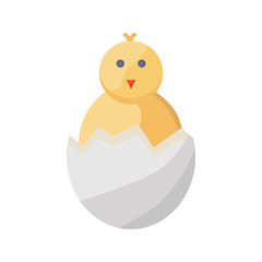 Hatched Egg Vector Icon