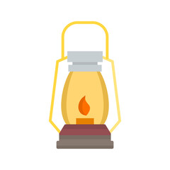 Gas Lamp Vector Icon