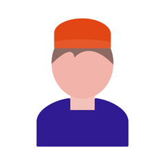 Islamic Man Vector Icon