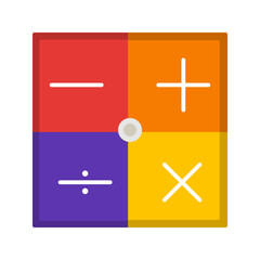 Obraz premium Math Symbols Vector Icon