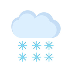 Snowing Vector Icon