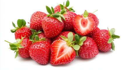 strawberry isolated on background