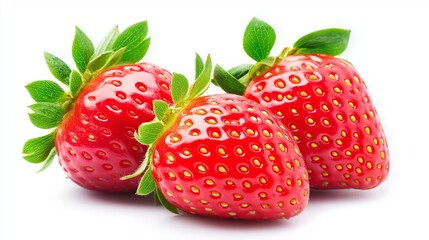 strawberry isolated on background