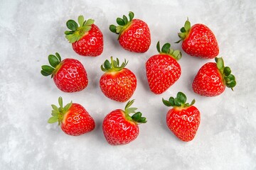 strawberry isolated on background