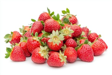 strawberry isolated on background
