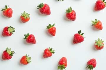 strawberry isolated on background