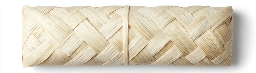 Tropical Woven Banana Fiber Mat Showcasing Unique Texture and Design Ideal for Home Décor, Craft Projects, and Eco-Friendly Living Spaces