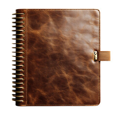 Elegant Leather Notebook with Spiral Binding