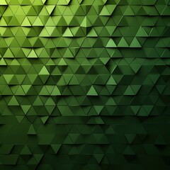 Fototapeta premium 2d flat abstract background, green shades, abstract pattern, triangles