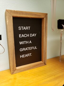 Grateful heart message