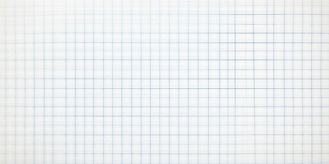 Blank graph paper background with a grid of fine lines on a white surface. Mathematical and engineering aesthetics.