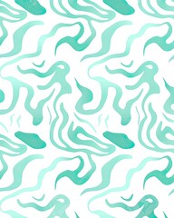 2d pattern white and light emerald galactic pattern simple lines