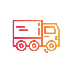 Truck icon symbol vector illustration
