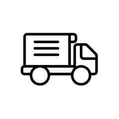 Truck icon symbol vector illustration
