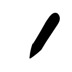 fountain pen silhouette icon