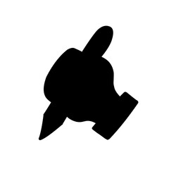 fountain pen silhouette icon