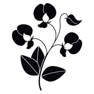 recommend clip art: Sweet Pea Flower Vector Art.