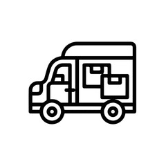Truck icon symbol vector illustration
