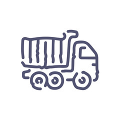Truck icon symbol vector illustration

