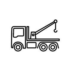 Naklejka premium Truck icon symbol vector illustration 
