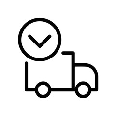 Truck icon symbol vector illustration
