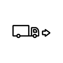 Truck icon symbol vector illustration
