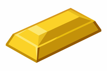 Gold bars isometric icon 