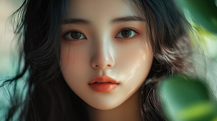 beautiful asian girl.generative ai