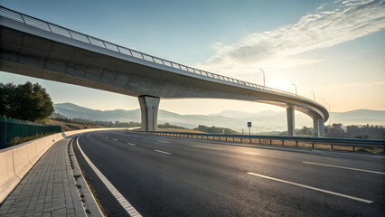highway bridge at night