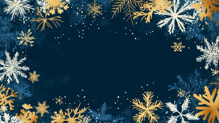 New Year and Christmas vector vertical frame for text and photo. Background for diplomas, cards, invitations, certificates