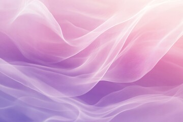 Obraz premium Abstract Pink and White Fabric with Soft Curves