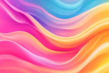 Abstract Colorful Wavy Background