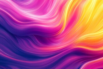 Fototapeta premium Abstract Swirling Pattern of Purple, Pink, and Yellow Hues
