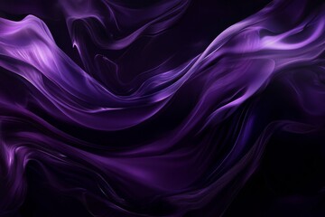 Obraz premium Abstract Purple Swirling Fluid with Dark Background