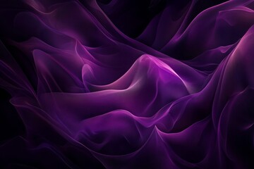 Obraz premium Abstract Purple and Black Swirling Fabric