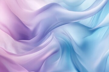 Fototapeta premium Soft, Draped Gradient Fabric in Shades of Blue and Purple