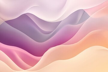Obraz premium Abstract Pastel Waves with Gradient Colors