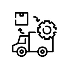 Truck icon symbol vector illustration
