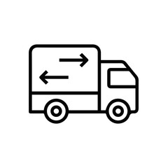 Truck icon symbol vector illustration
