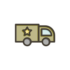 Truck icon symbol vector illustration
