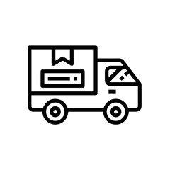 Truck icon symbol vector illustration
