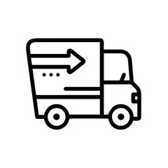 Truck icon symbol vector illustration
