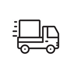 Truck icon symbol vector illustration
