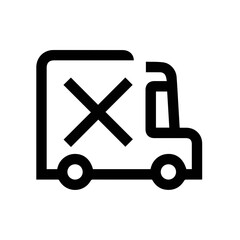 Truck icon symbol vector illustration
