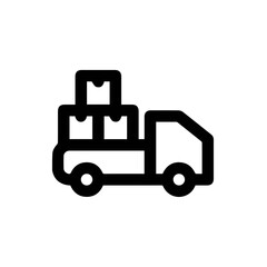 Truck icon symbol vector illustration
