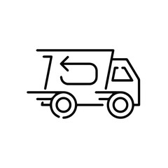 Truck icon symbol vector illustration
