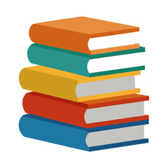 Stack of Book vector art illustration