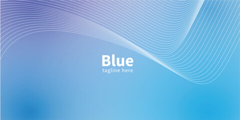 blue line background abstract vector