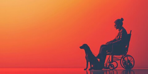 A person with a disability spending time with their support animal